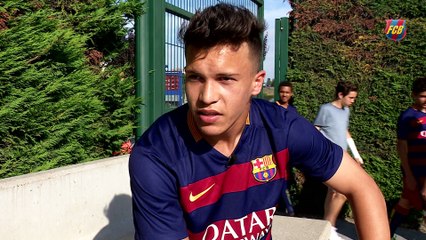 FCB Masia: Reportage Kun Temenuzhkov (Cadete A)-Marc Guiu (Benjamín B) [ESP]