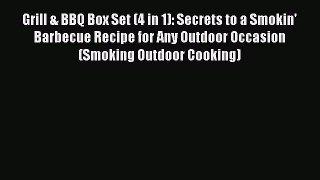 Download Grill & BBQ Box Set (4 in 1): Secrets to a Smokin' Barbecue Recipe for Any Outdoor