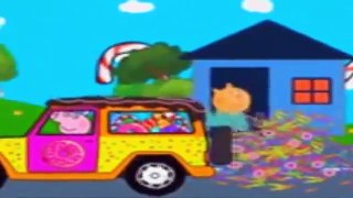 Peppa  Pig  School  Bus |  Monster  Truck  Crashes   Vehicels  for  Children  | Episode
