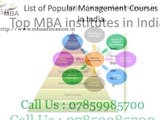 Top MBA institutes in India