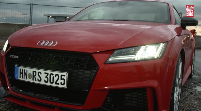 Prueba en vídeo del Audi TT RS 2016 en Le Mans, ¡al loro!