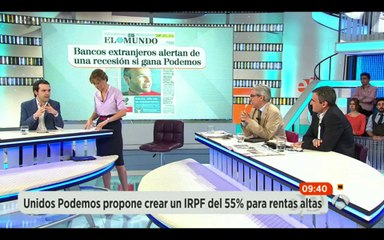 Juan Ramón Rallo analiza en Espejo Público los programas de los partidos (21-06-16)