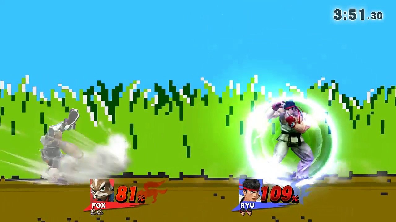 Super Smash Bros 4-street fighter