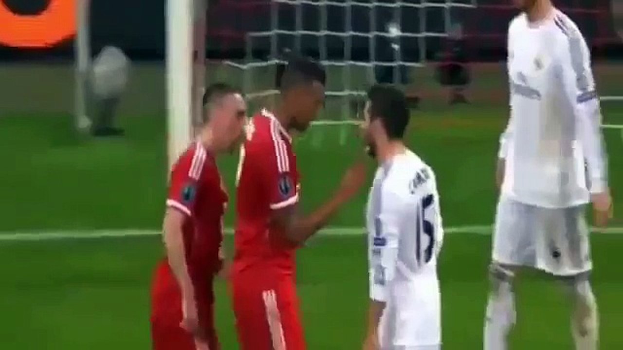 Franck Ribery slaps Carvajal