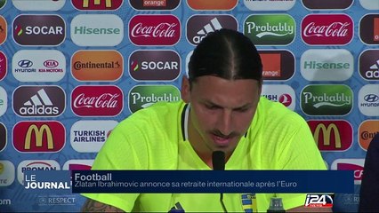 Zlatan Ibrahimovic annonce sa retraite internationale après l'euro