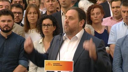 Junqueras exige la dimisión de Rajoy y de Fernández Díaz por conspiración