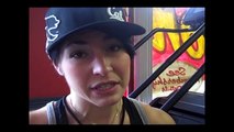 Kortney Olson, Megan Avalon Female Muscle FBB Workout At Gold s Gym Oakland