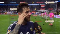 post match interview Lionel Messi - USA vs Argentina 0-4 Copa America 2016 Centenario HD