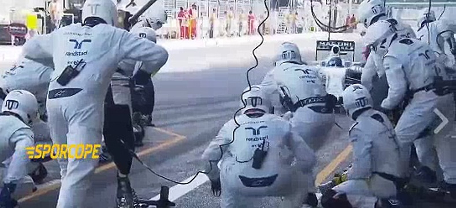 Williams'ın 2 saniyenin altında yaptığı rekor pit stopu