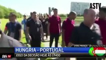 Watch Cristiano Ronaldo throw a mega tantrum - and hurl reporter's microphone INTO A RIVER