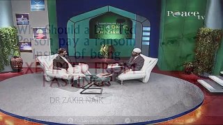 DR ZAKIR NAIK - WHY SHOULD A DISABLED PERSON PAY A RANSOM INSPITE OF BEING EXEMPTED FROM FASTING-