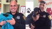 Sibling Cops Both Save Animals from Busy Traffic