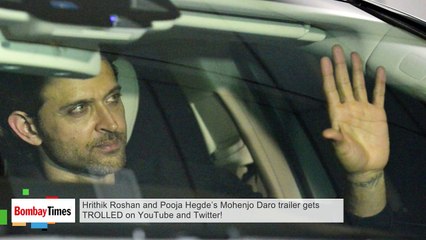 Hrithik Roshan and Pooja Hegde’s Mohenjo Daro trailer gets TROLLED on YouTube and Twitter!