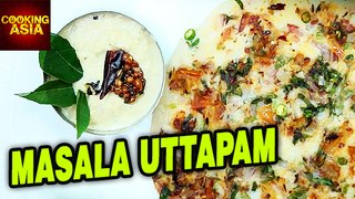 How To Make Masala Uttapam | Malladis Hyderabadi Foods | Cooking Asia