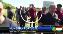 Épico! Cristiano Ronaldo atira microfone da CMTV para o Lago!