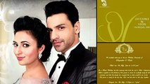 Divyanka Tripathi & Vivek Dahiya's WEDDING CARD
