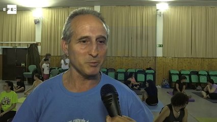 Arte y asanas se hermanan para celebrar el Día Internacional del Yoga