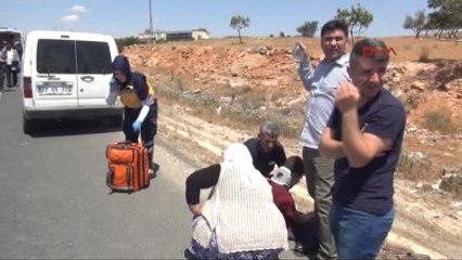 Gaziantep?te İki Otomobil Çarpıştı 9 Yaralı