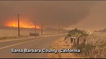 Une tornade de feu en californie