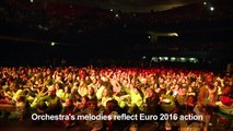 Paris musicians interpret Spain-Croatia Euro 2016 match
