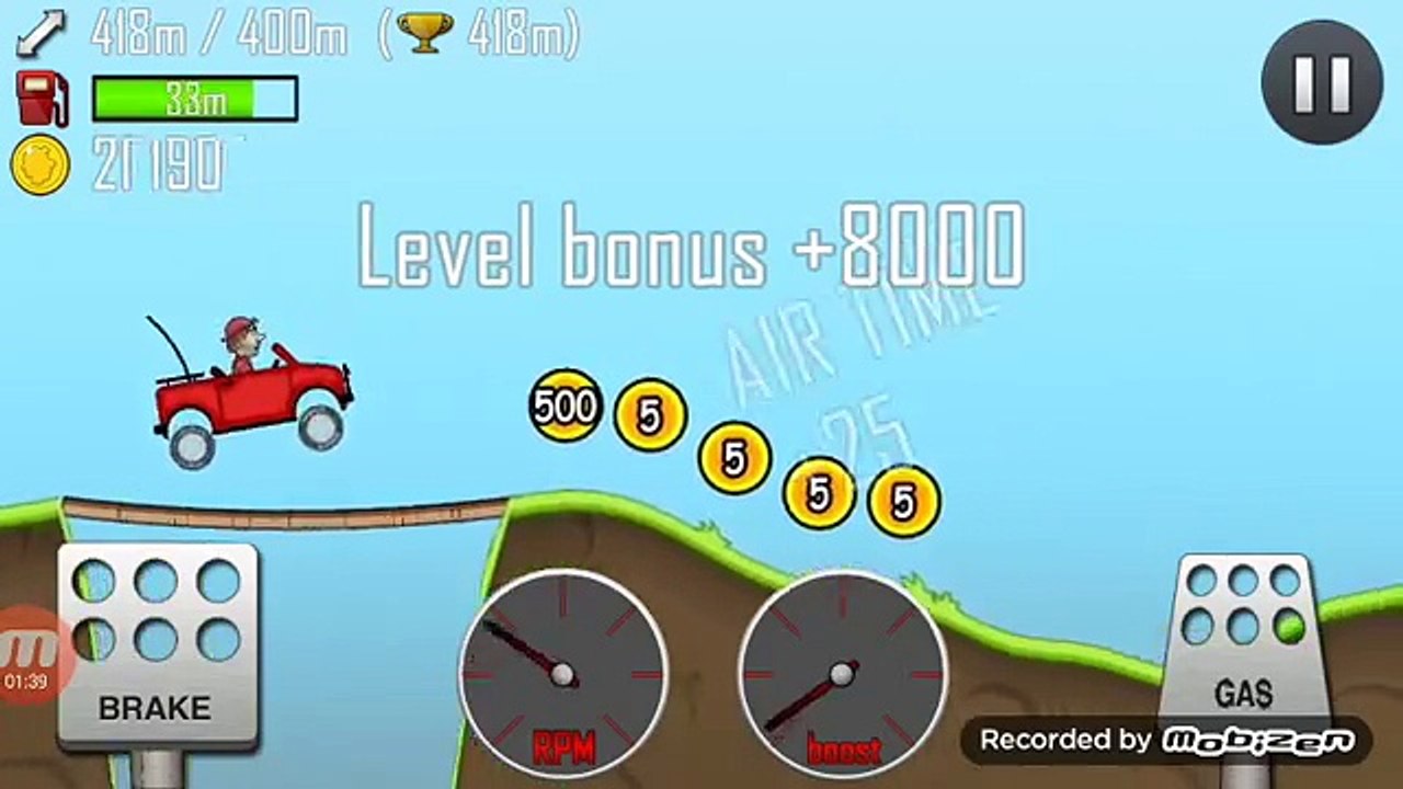 HILL CLIMB RACING - android gameplay - part 1 - countryside
