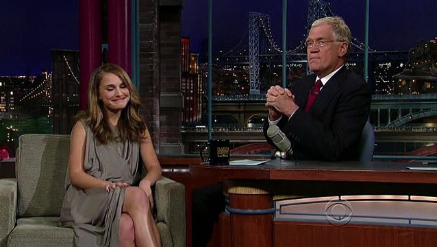 Natalie Portman on The Late Show with David Letterman - November 7, 2008