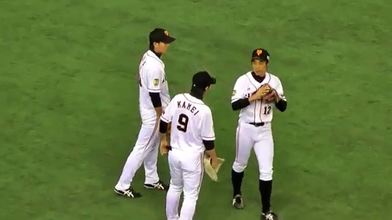 巨人 外野守備練習・ノック　2013.5.25