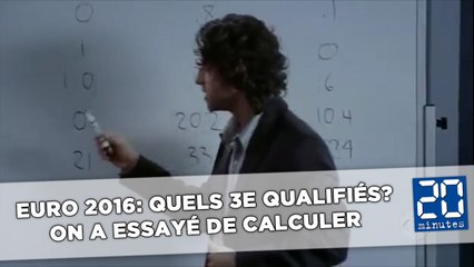 Euro 2016: Quels 3e qualifiés? On a essayé de calculer