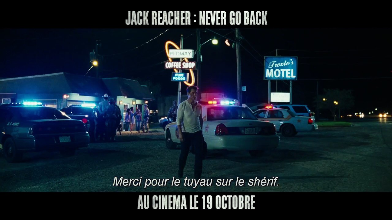 Bande-annonce de Jack Reacher : Never Go Back avec Tom Cruise