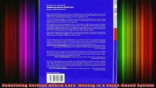 READ book  Redefining German Health Care Moving to a ValueBased System Full Free