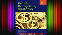 DOWNLOAD FREE Ebooks  Public Budgeting Systems Full Free