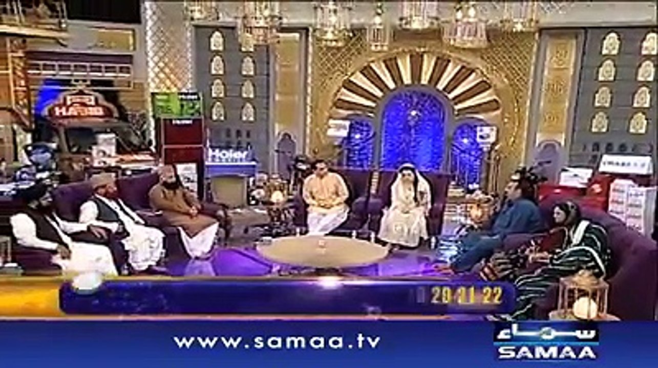 Amjad sabri last sheri transmission with samaa todaytv