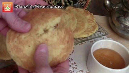 Harcha à la Semoule Façon Pancake - Pancakes Harcha Style - حرشة حلوة على شكل بان كيك