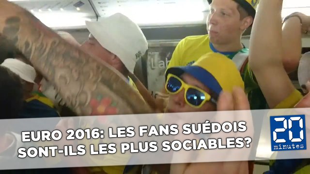 Euro 2016: Les fans suédois sont-ils les plus sociables?