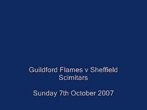 7/10/2007: GUILDFORD FLAMES V SHEFFIELD SCIMITARS