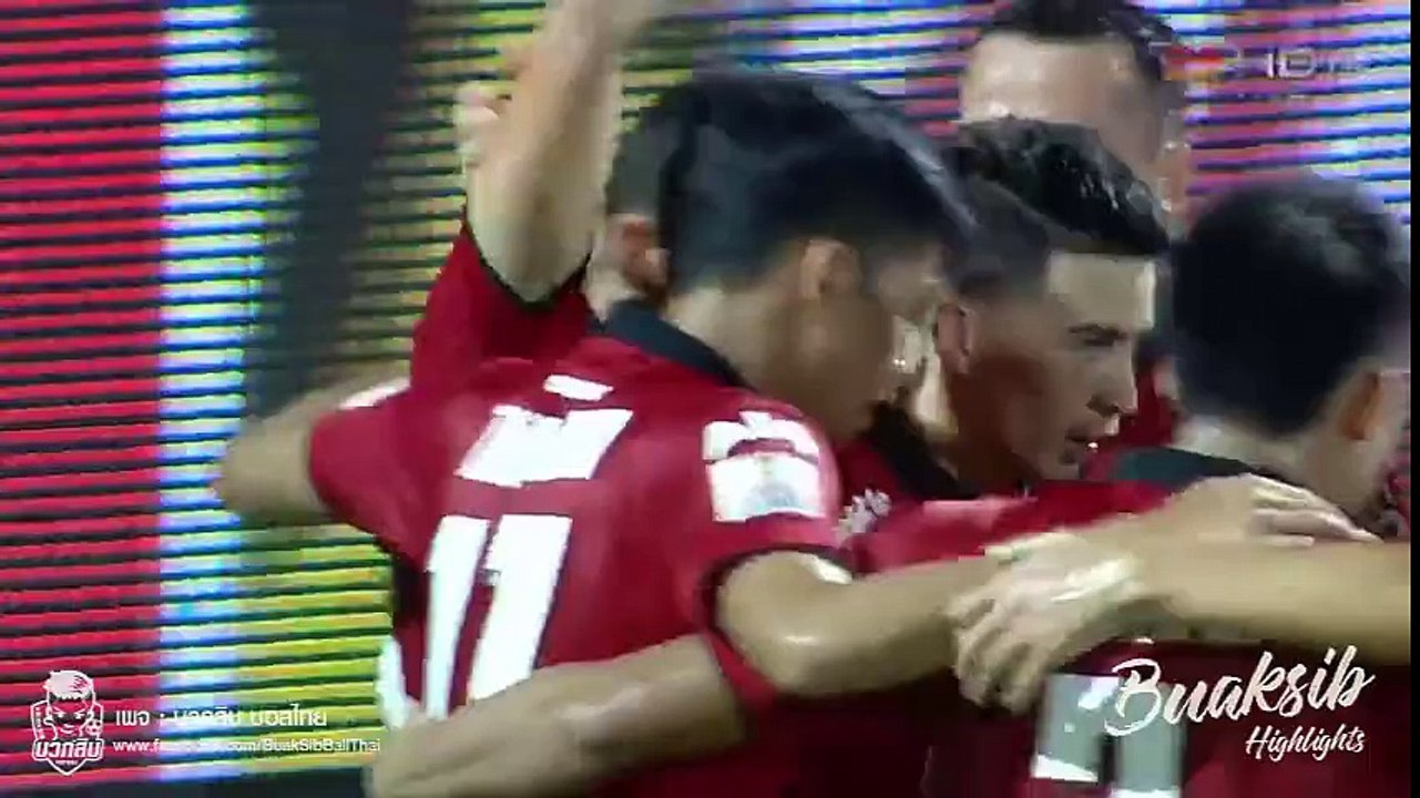คลิปไฮไลท์ไทยลีก เมืองทอง ยูไนเต็ด 8-3 โอสถสภา เอ็ม 150 Muangthong United 8-3 Osotspa FC