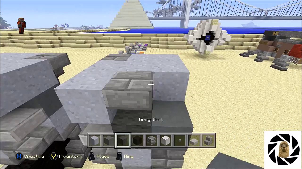 Minecraft- How To Build Transformers 1 Jazz Robot Mode!