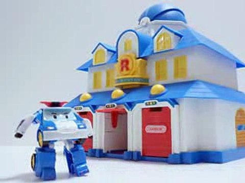 로보카폴리 구조본부 플레이세트 & 변신 폴리장난감 Робокар Поли(Robocar Poli toys - mini robocar poli transformer Car Toys)