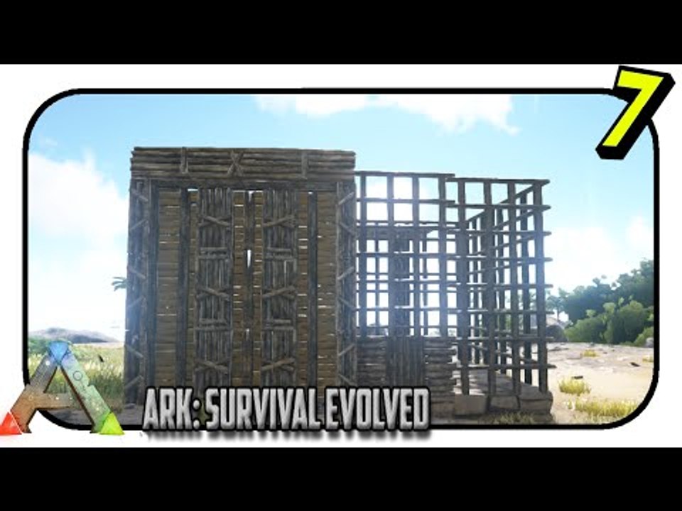 Ark Survival Evolved- Lets Build a Taming Pen