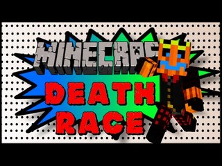 Minecraft Mini games -Death Race - Pumpkin Jumping Power Go!!!