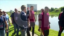 Cristiano Ronaldo throws reporter's microphone in lake