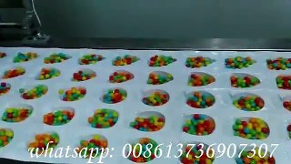 DPB-400B Colorful chocolate beans Blister Packing Machine/Funny Fruits