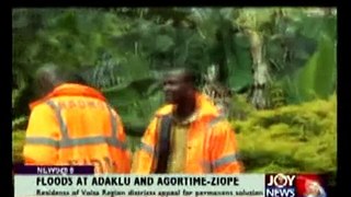 Flood at Adaklu and Agortime Ziope - Joy News @ 8 (29-9-14)
