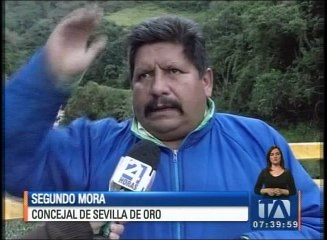 Diez familias afectadas por las fuertes lluvias en Azuay