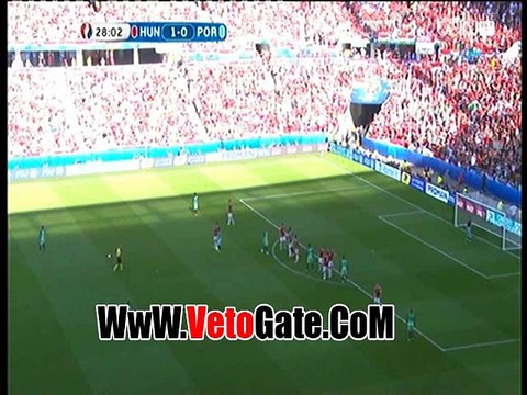 حارس المجر ينقذ فريقه من التعادل امام تسديدة رونالدو