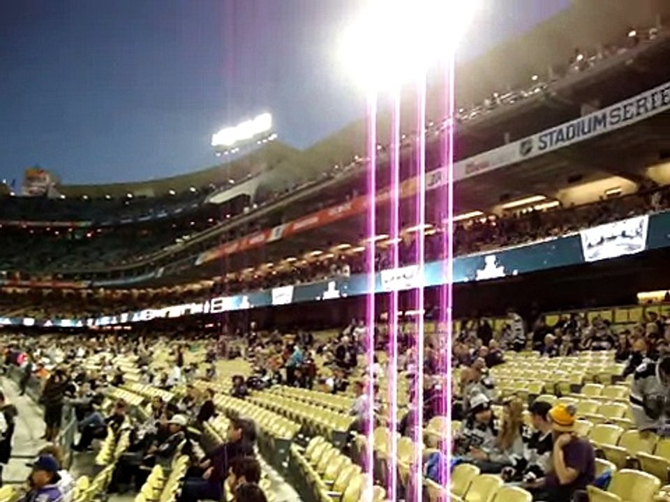 Ducks vs. Kings @ Dodger Stadium 3rd Baseline View Jan 25, 2014