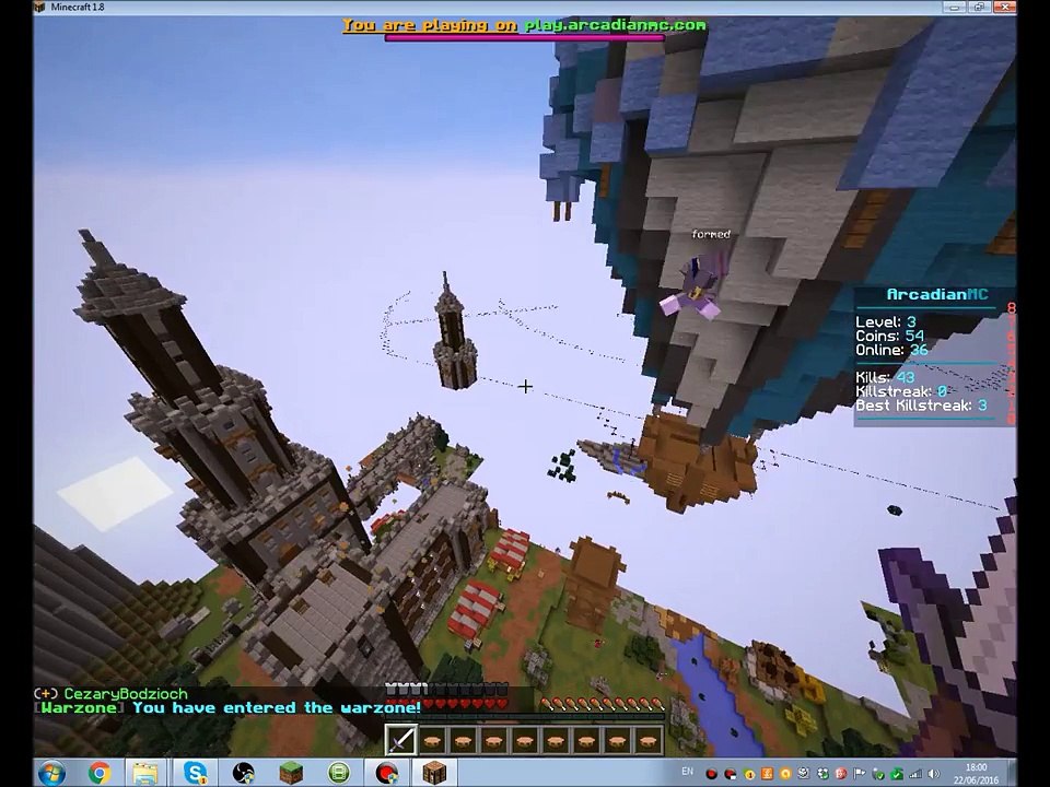 מיינקראט:arcadianmc kitpvp blaziken