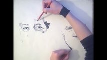 TWO HANDED Drawing   Shawshank Redemption   ambidextrous