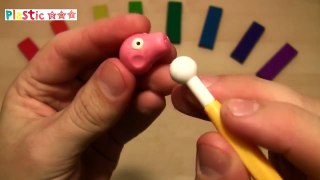 DIY Plasticine Peppa Pig. Cartoon Peppa Pig. Tutorial