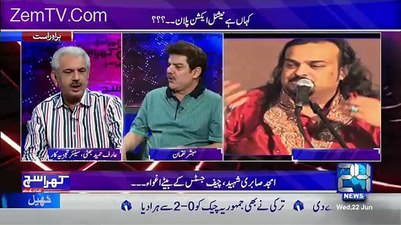Jis Judje Nai Altaf Hussain Par Pabandi Lagai Wo MqM K dar sai retirement leraha tha -arif hameed bhatti